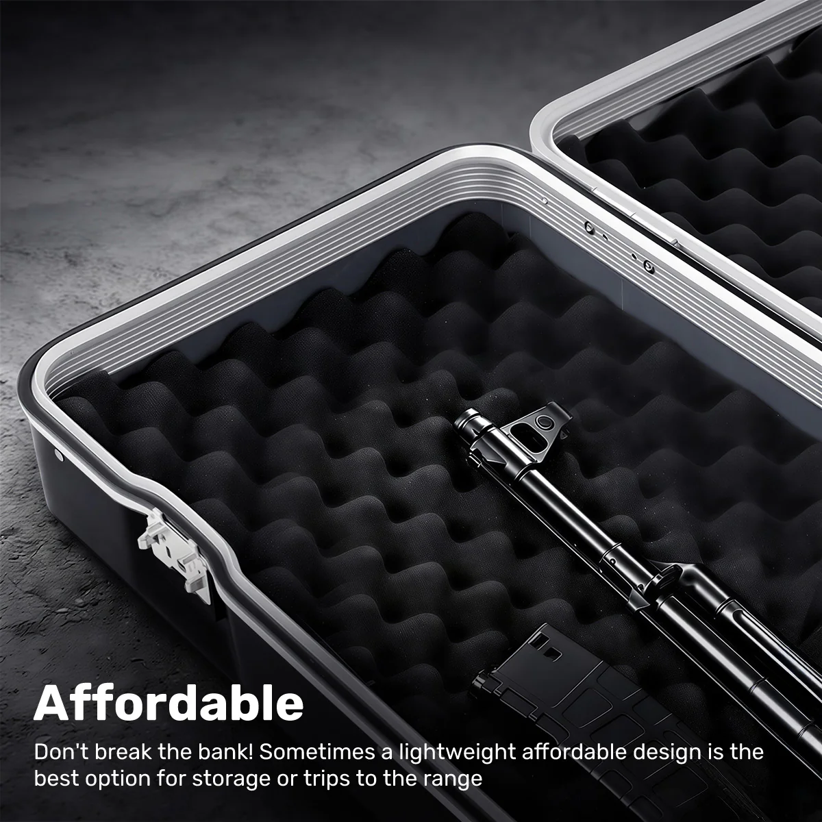 1228 Rifle Case, Long Gun Hard Shell Storage Vault - Image 4