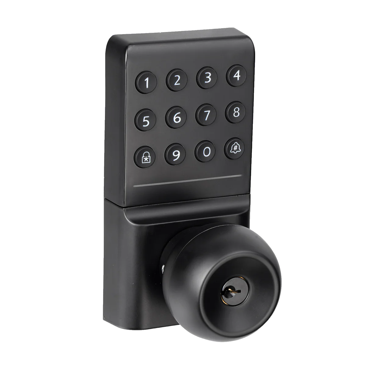 2502C Smart Door Lock, Keypad Deadbolts with Knob Handle - Image 9
