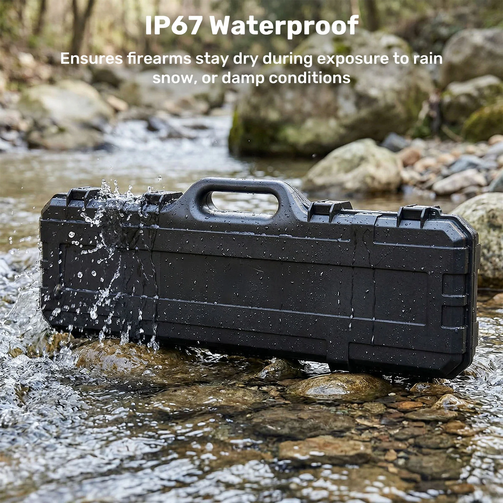 9930 Rifle Case, Long Gun Hard Shell Storage with Lock - Image 5