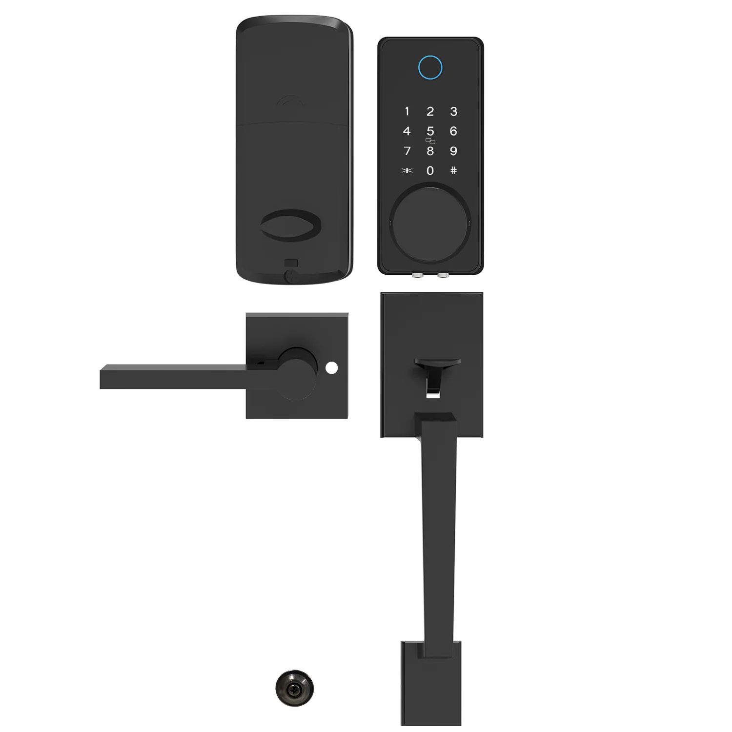 DL0102 Smart Door Lock,  Fingerprint WiFi APP Handle Deadbolt - Image 11