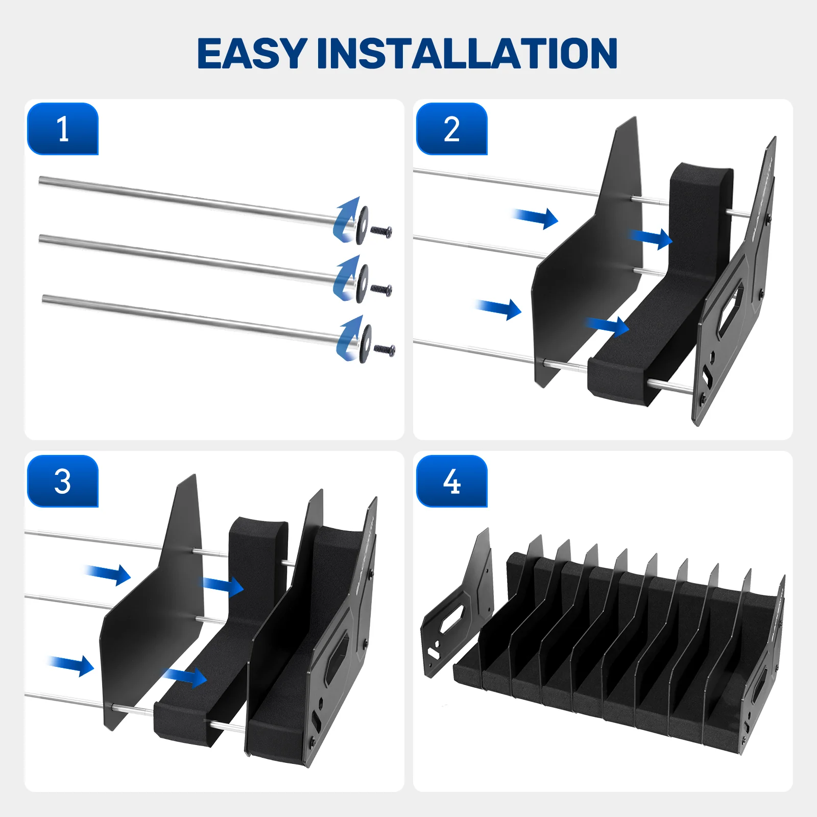 GM Series Pistol Rack, Large Soft Foam Handgun Organizer - Image 10
