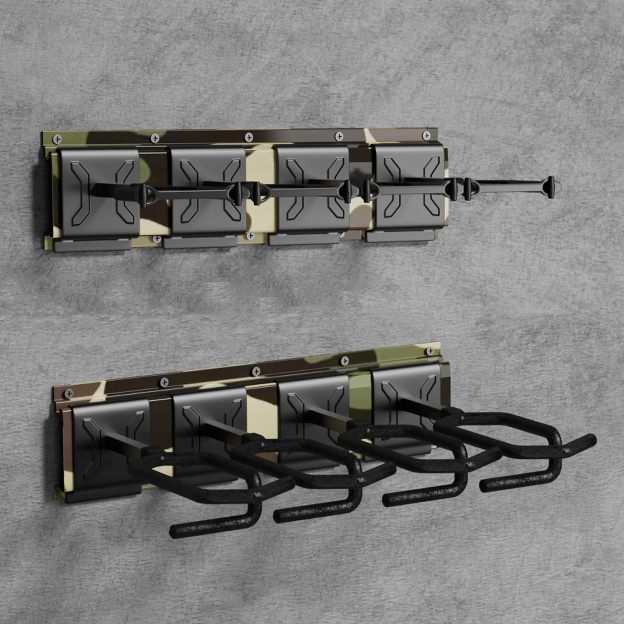 GR Series Rifle Racks, Wall-mounted Long Gun Camouflage - Image 15