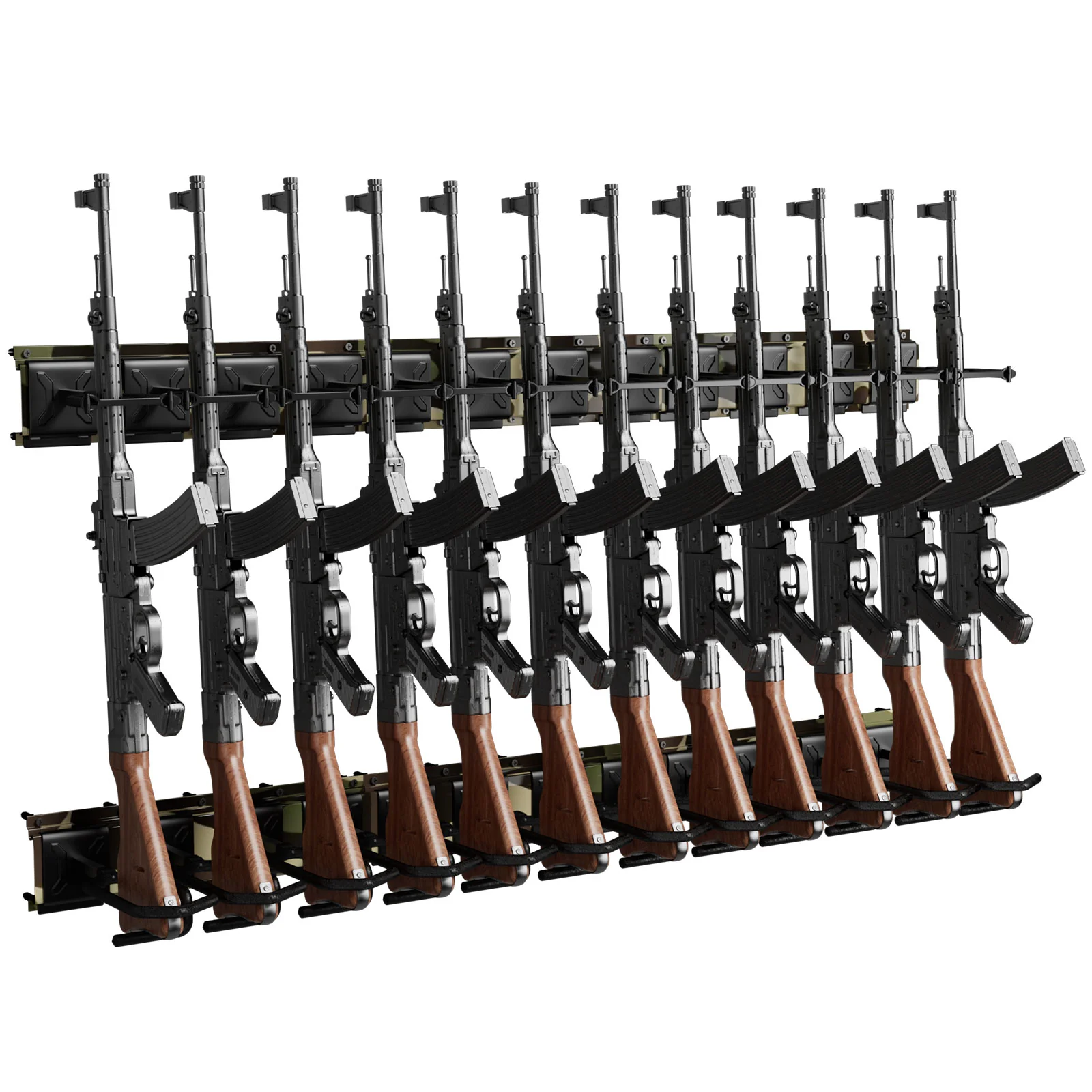 GR Series Rifle Racks, Wall-mounted Long Gun Camouflage - Image 20