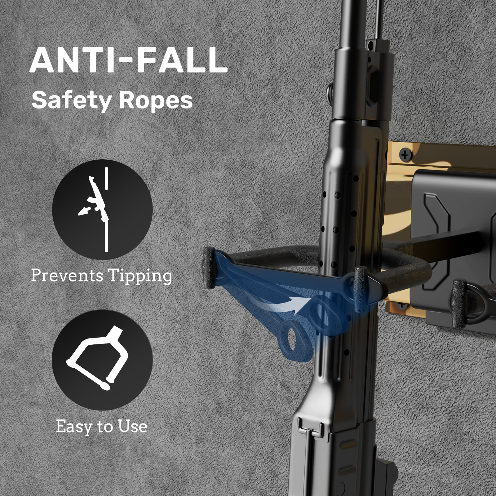 GR Series Rifle Racks, Wall-mounted Long Gun Camouflage - Image 4