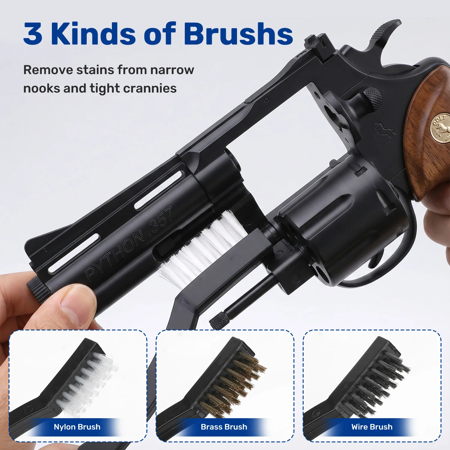 Gun Cleaning Kit, All-in-One Universal Portable Tool Set - Image 7
