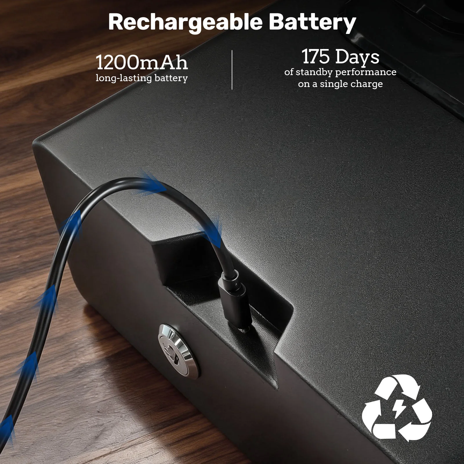H18 Pistol Safe, Wireless Charging with Fingerprint - Image 8