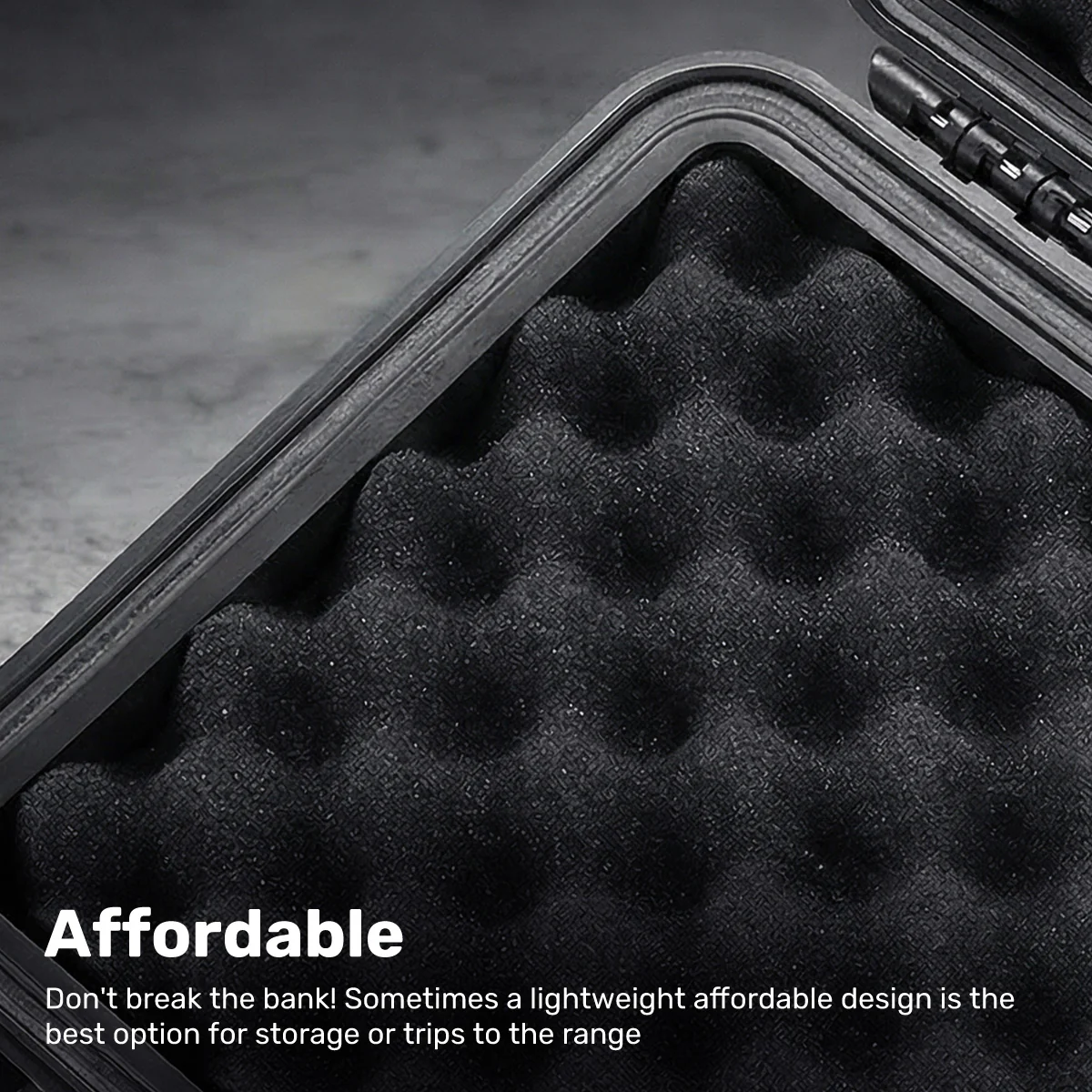 MJ-6077 Pistol Safe, DIY Pre-cut Foam Travel Hard Case - Image 5