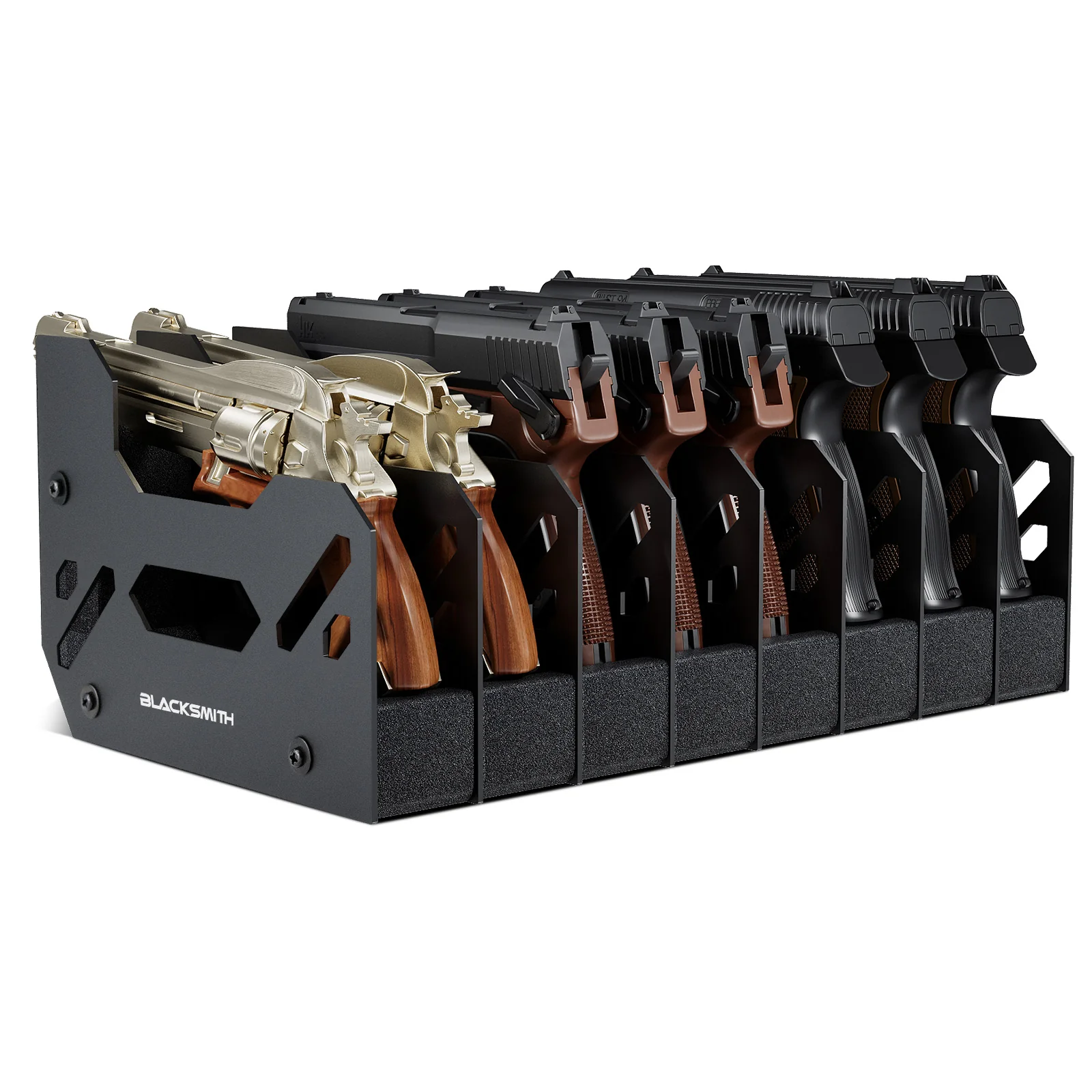PR01 Foam Pistol Rack, Sturdy Handgun Stand Accessories - Image 11