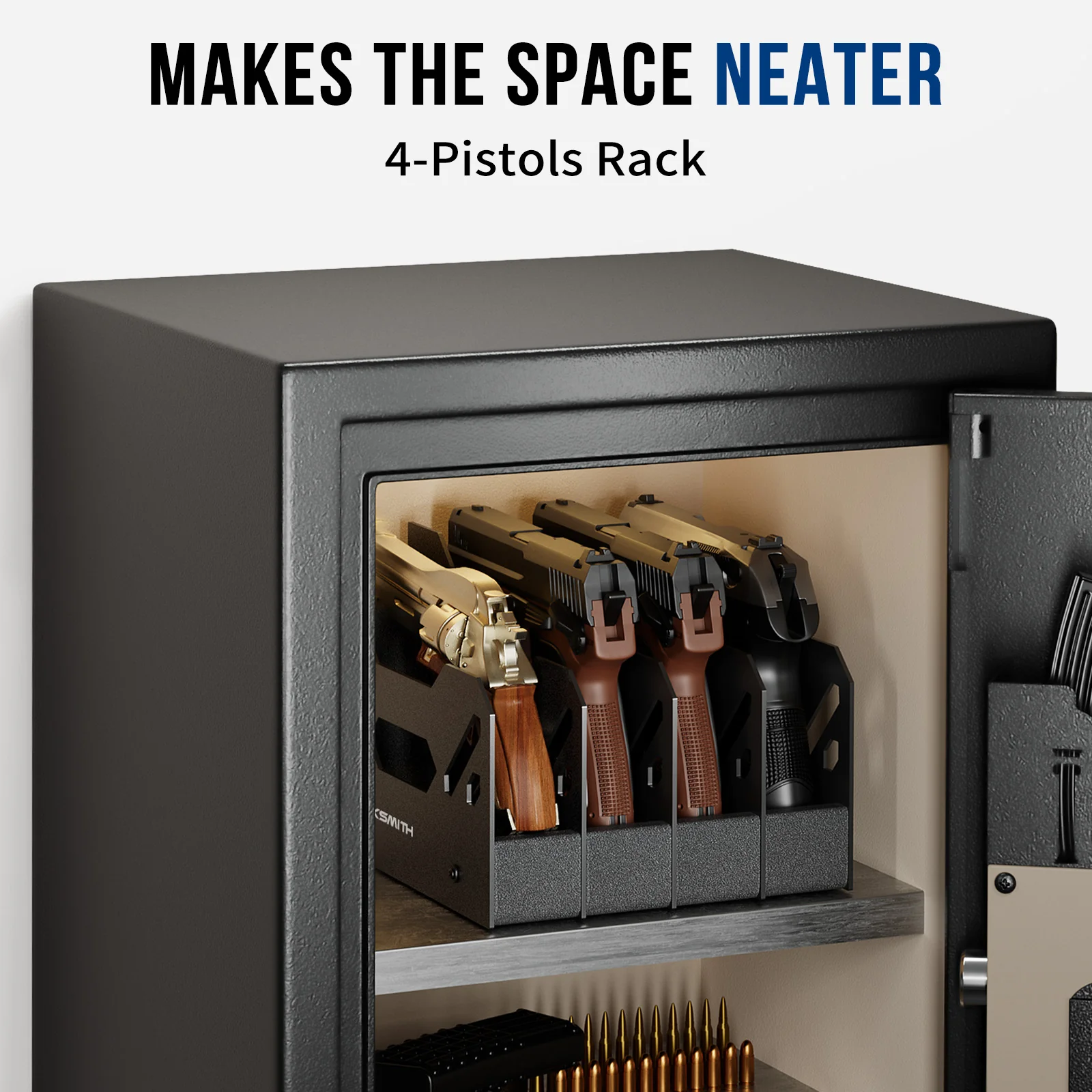 PR01 Foam Pistol Rack, Sturdy Handgun Stand Accessories - Image 3