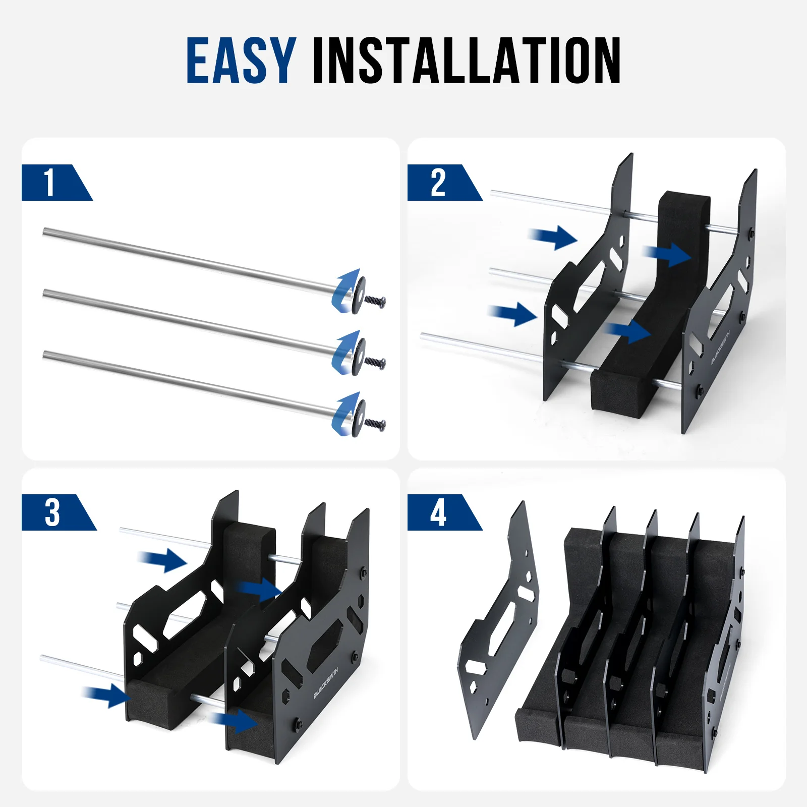 PR01 Foam Pistol Rack, Sturdy Handgun Stand Accessories - Image 8