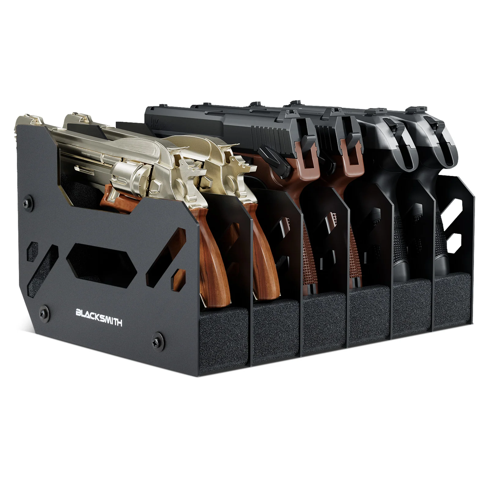 PR01 Foam Pistol Rack, Sturdy Handgun Stand Accessories - Image 9