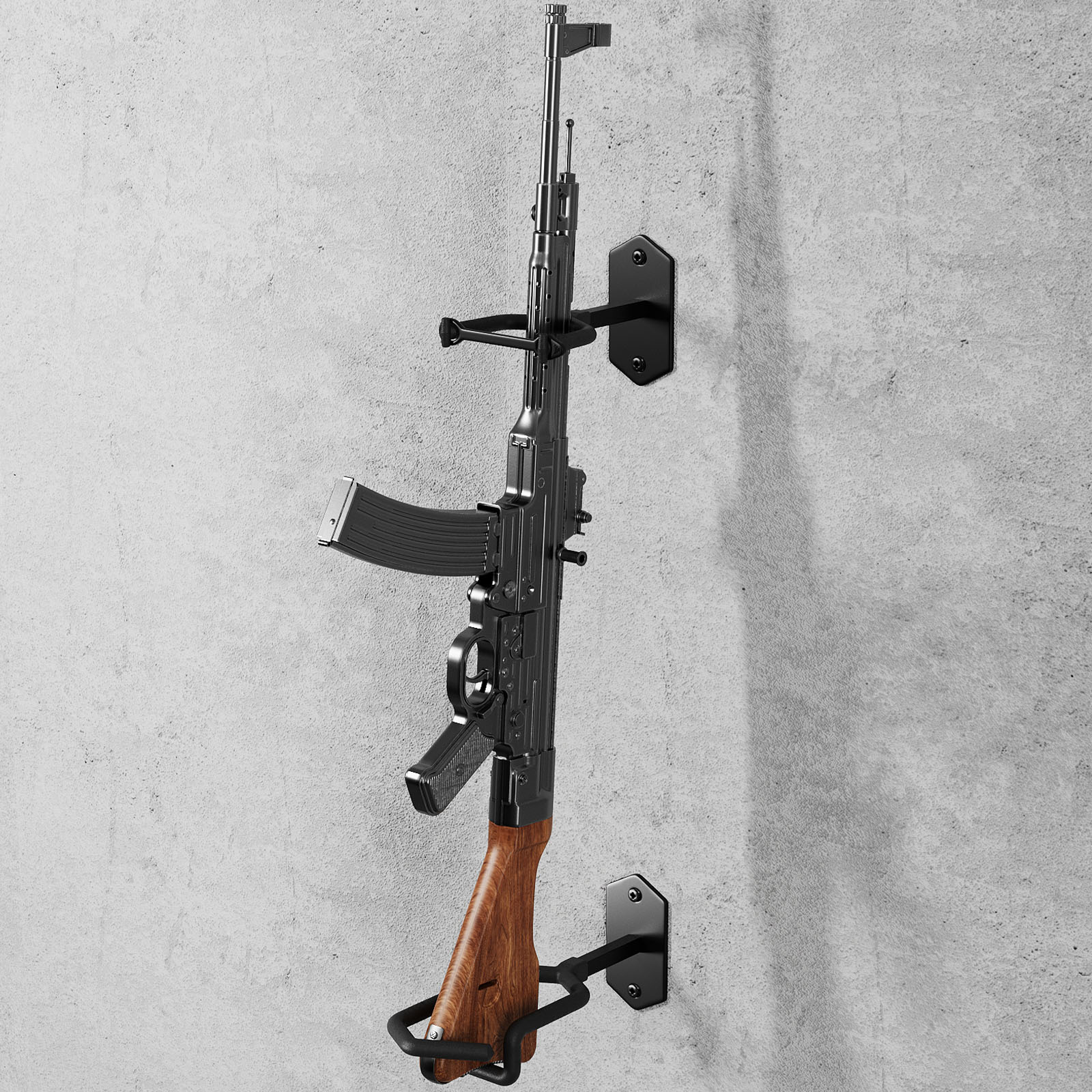 Rifle Racks Wall Mounted, Long Gun 220 Lbs Load Adjustable - Image 16