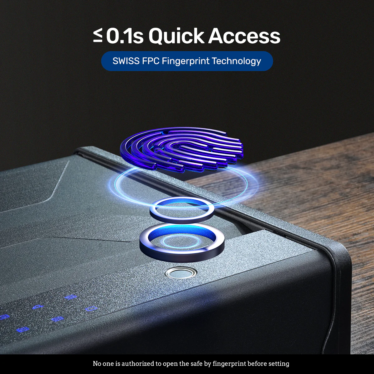 SF0201 Max Pistols Safe, 3 Gun Box Fingerprints APP - Image 4