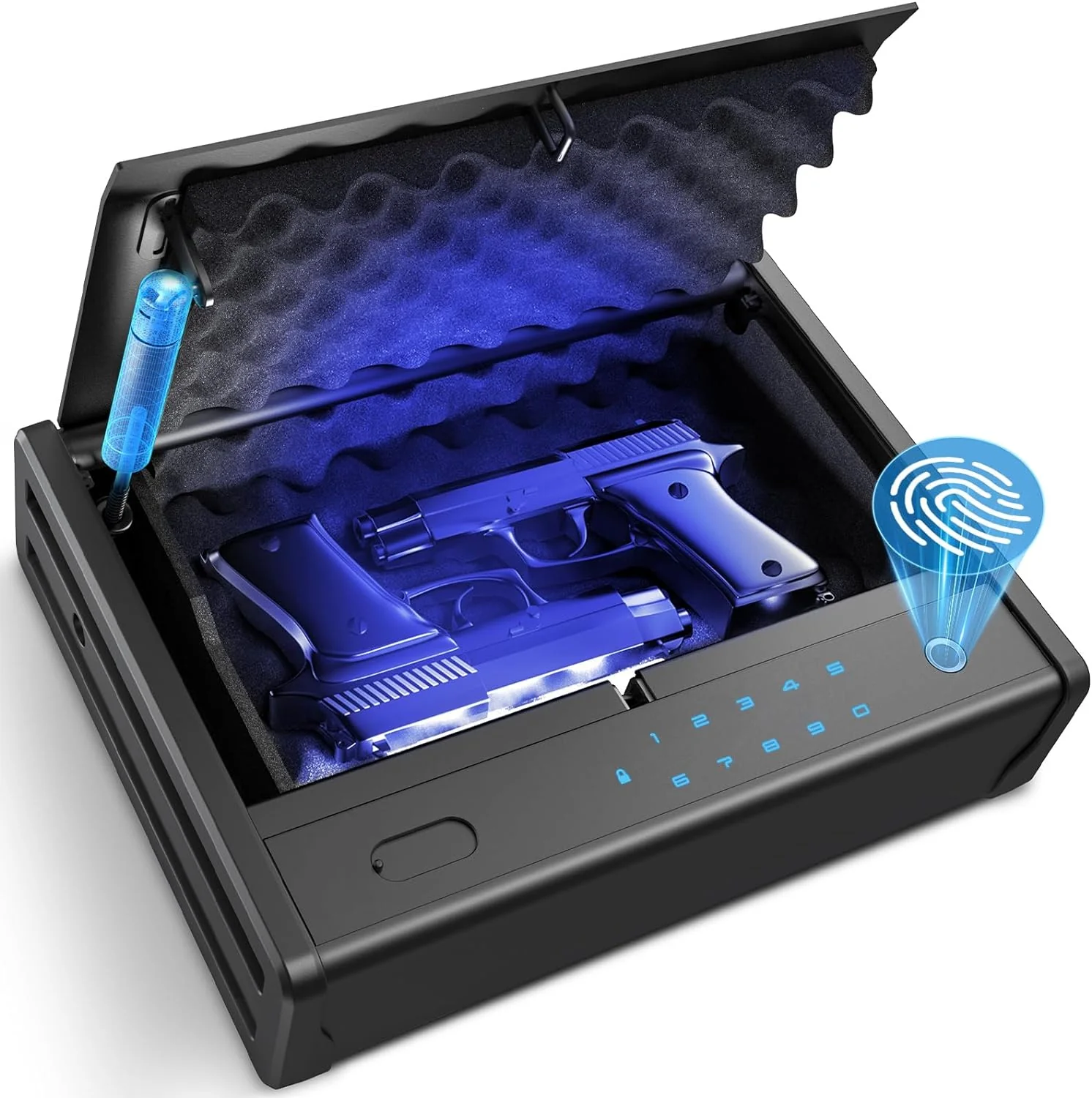 SF0201 Series Pistols Safe, Biometric Gun Box Quick Access - Image 14