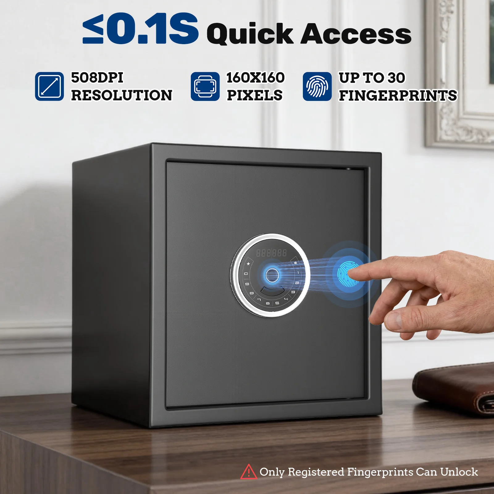 SF0503 Home Safe, Auto-Open 1.5 Cu Ft Electronic Lockbox - Image 3