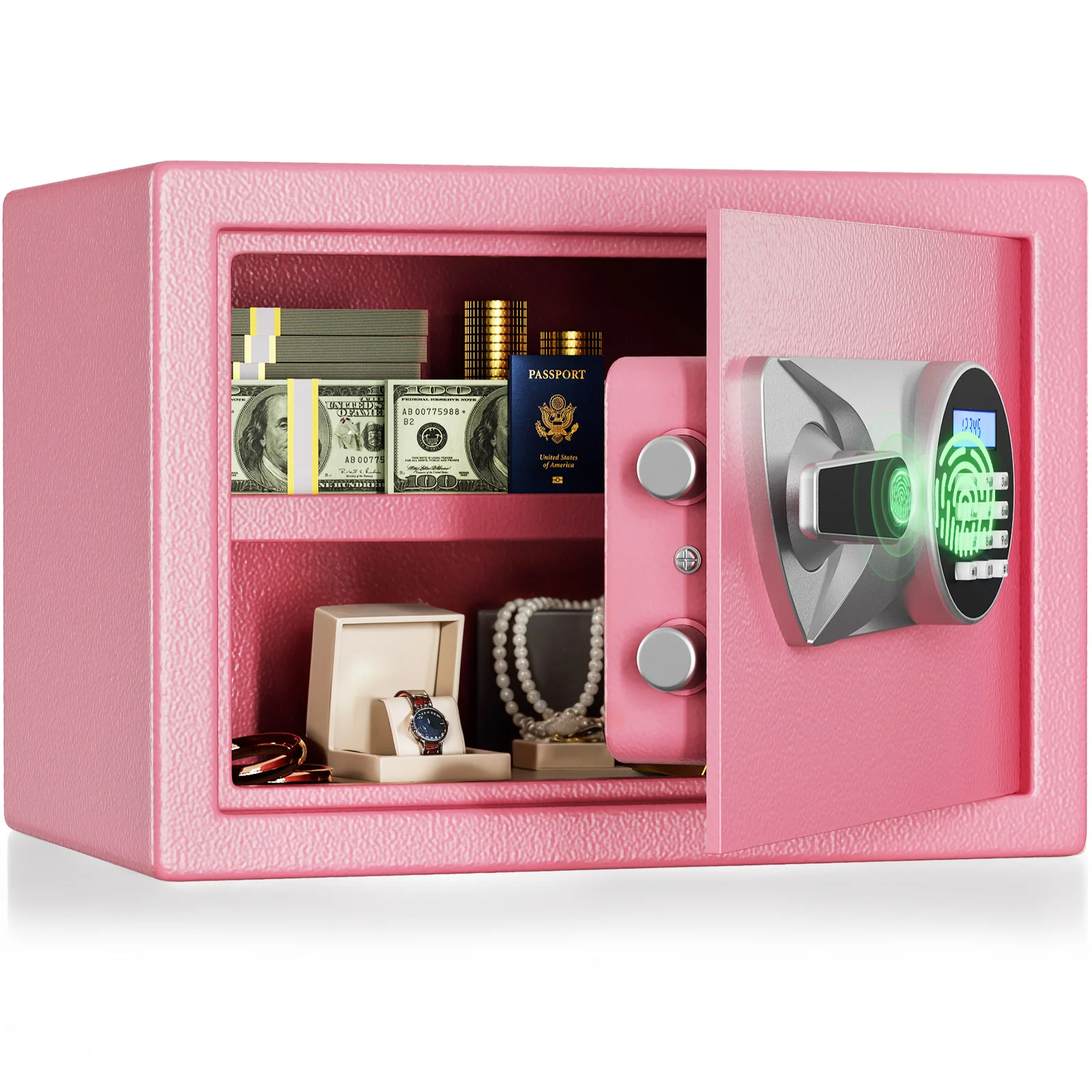 SF0602 Home Safe, 1.0 Cu Ft Fingerprint Alloy Steel Lock - Image 12
