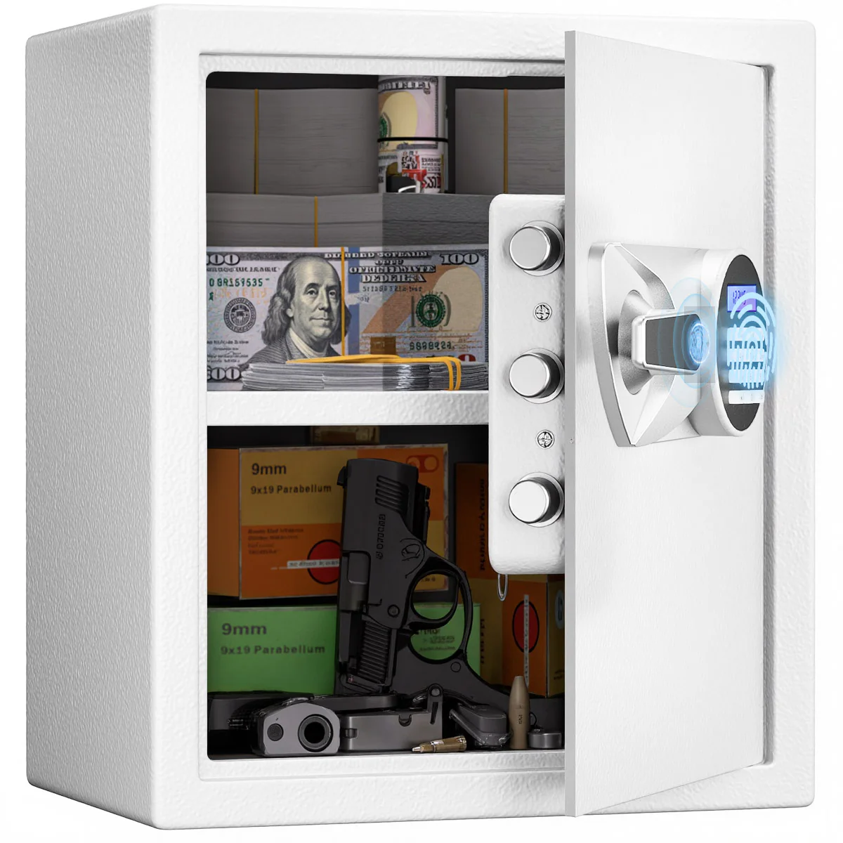 SF0603 Home Safe, 1.5 Cu Ft Fingerprint Digital Quick Access - Image 12