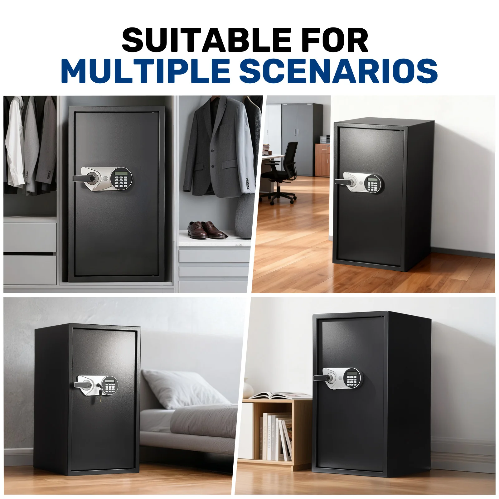 SF0611 Home Safe, 3.9 Cu Ft Large Capacity with Lockbox - Image 9